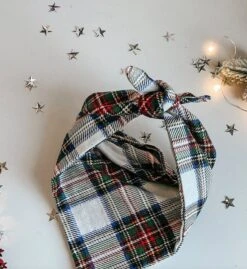 Dog Bandana • Personalized Dog Bandana • Christmas Tartan Dog Bandana • New Puppy Gift -Jewellery Soldes Boutique il fullxfull.4386279887 bj5j