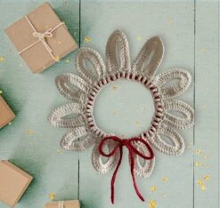 Crochet Baby Collar Crochet Pattern, Christmas Crochet Patterns, Christmas Collar Pattern, Crochet Christmas Patterns, Crochet Toddler -Jewellery Soldes Boutique il fullxfull.4386400860 p62g