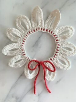 Crochet Baby Collar Crochet Pattern, Christmas Crochet Patterns, Christmas Collar Pattern, Crochet Christmas Patterns, Crochet Toddler -Jewellery Soldes Boutique il fullxfull.4433792777 4s0c