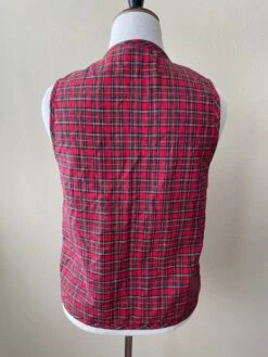 Size M - Vintage Ugly Christmas Black Red Green Plaid Vest 11 Size M - Vintage Ugly Christmas Black Red Green Plaid Vest -Jewellery Soldes Boutique il fullxfull.4433986890 b7tp