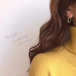 Twisted Hoop Earrings, 18K Gold Plated Medium Hoops Twist, Sterling Silver Twisted Hoops, Minimalist Hoops, Christmas Gift 17 Twisted Hoop Earrings, 18K Gold Plated Medium Hoops Twist, Sterling Silver Twisted Hoops, Minimalist Hoops, Christmas Gift -Jewellery Soldes Boutique il fullxfull.4434525884 s533