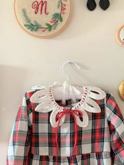 Crochet Baby Collar Crochet Pattern, Christmas Crochet Patterns, Christmas Collar Pattern, Crochet Christmas Patterns, Crochet Toddler -Jewellery Soldes Boutique il fullxfull.4436389759 2btw