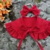 Red Linen Collar And Headband, Baby Christmas Accessory, Peter Pan Frilled Collar, Baby Detachable Collar. 1 Red Linen Collar And Headband, Baby Christmas Accessory, Peter Pan Frilled Collar, Baby Detachable Collar. -Jewellery Soldes Boutique il fullxfull.4471907061 baza