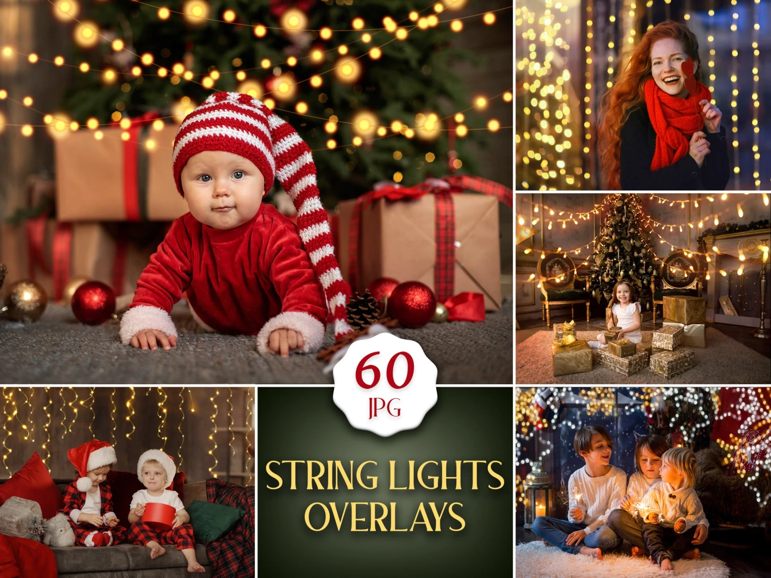 60 Christmas String Lights, Holiday Garlands Photoshop Overlays , Bokeh Digital Photo Editing Textures, Magic Overlay Photographer Pack 3 60 Christmas String Lights, Holiday Garlands Photoshop Overlays , Bokeh Digital Photo Editing Textures, Magic Overlay Photographer Pack