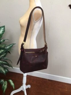 Large Borla “Twelve Days Of Christmas” Holiday Bag, Italian Veg Tan Distressed Brown.