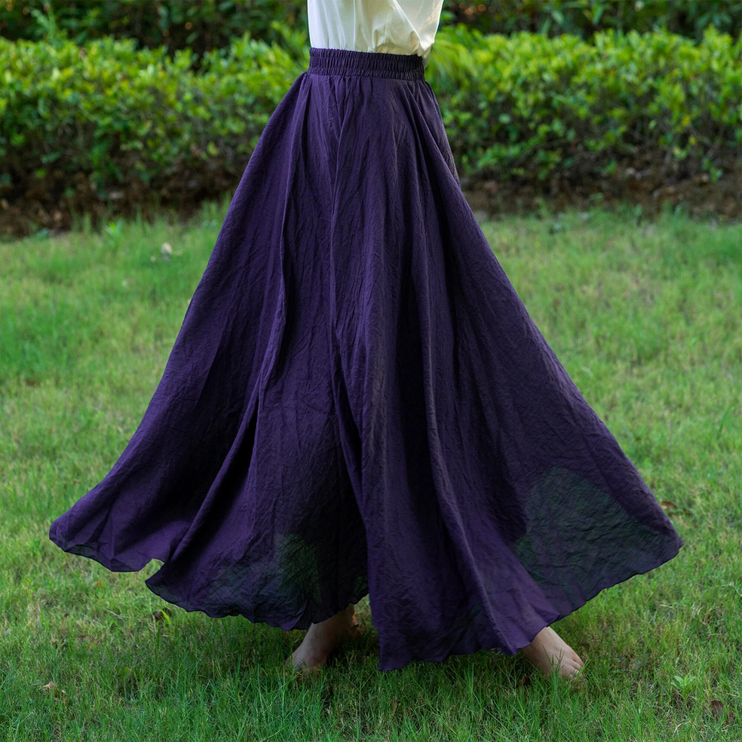 Custom Size Cotton Linen Skirt Soft And Flowing Linen Skirt Travel Skirt Beach Skirt Gift For Her Beige Christmas Gift 12 Custom Size Cotton Linen Skirt Soft And Flowing Linen Skirt Travel Skirt Beach Skirt Gift For Her Beige Christmas Gift - Image 10