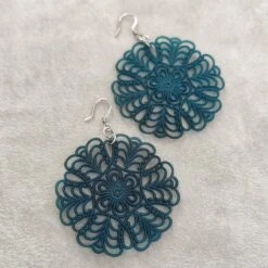 Vintage Statement Earrings, Large Lucite Filigree Earrings, Colorful Lightweight Earrings, Christmas Gift For Women -Jewellery Soldes Boutique il fullxfull.4794175498 ffnj