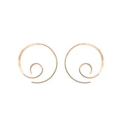 Christmas Sale - Spiral Hoop Earrings - Sterling Silver Hoop Earrings - Gold Spiral Earrings -Jewellery Soldes Boutique il fullxfull.4864784556 hwj1