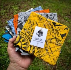 Christmas Gift Total Solar Eclipse Bandana 2024 Southern Illinois Eclipse Crossroads. Hand Screen Printed Map Bandana Gifts Under 20 -Jewellery Soldes Boutique il fullxfull.4901727910 n55h