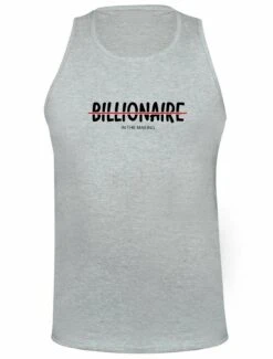 Billionaire In The Making Mens Funny Motivational Motivated Vest Vests Top Tank Gym Workout Exercise Birthday Gift Xmas Christmas Present -Jewellery Soldes Boutique il fullxfull.4926448596 rlpc