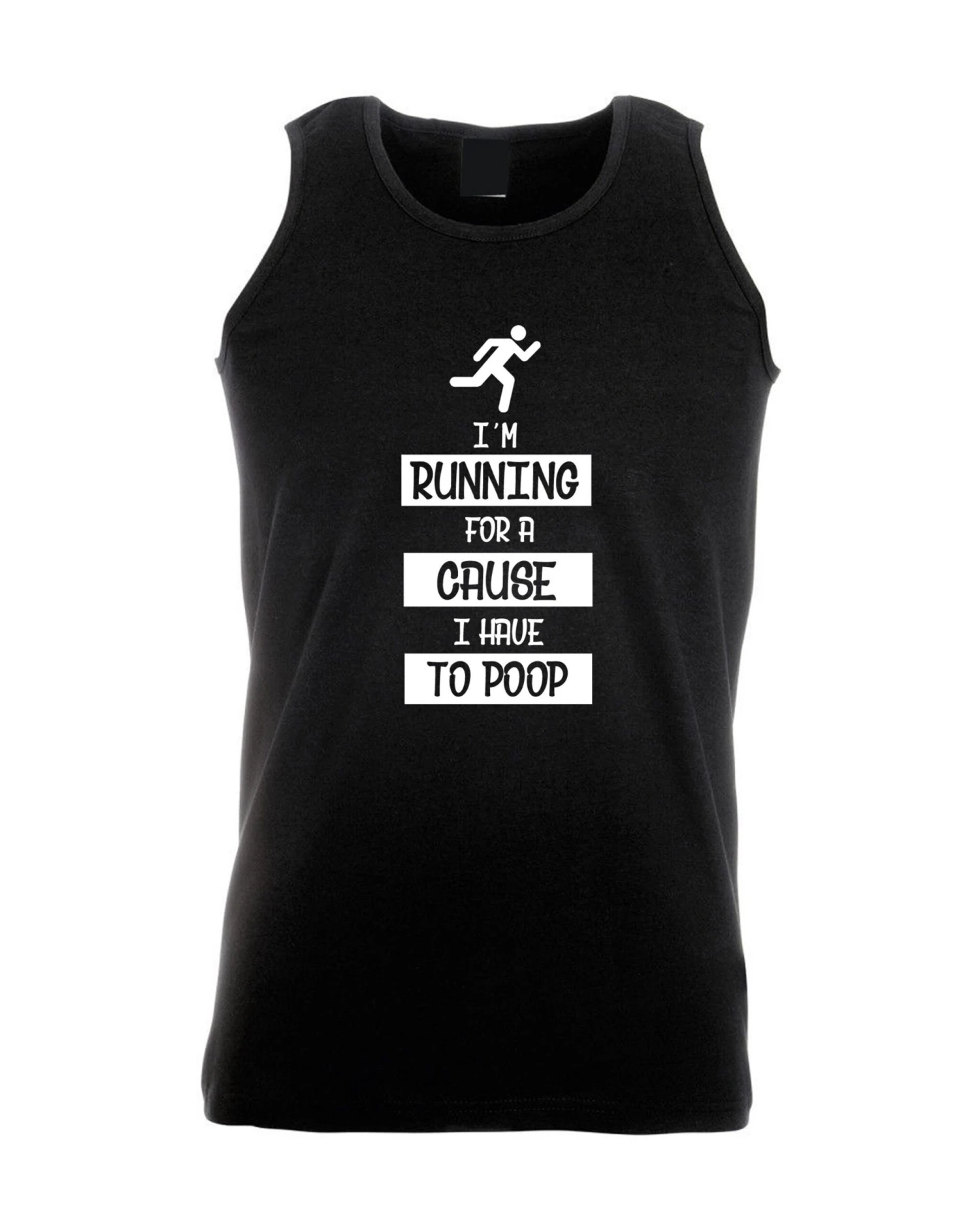I'm Running For A Cause I Have To Poop Funny Cause Mens Vest Vests Gym Workout Exercise Yoga Unisex Gift Joke Top Christmas Dad Father Top 4 I'm Running For A Cause I Have To Poop Funny Cause Mens Vest Vests Gym Workout Exercise Yoga Unisex Gift Joke Top Christmas Dad Father Top - Image 2