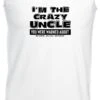 Mens I'm The Crazy Uncle You Were Warned About Vest Vests Gym Workout Exercise Yoga Funny Birthday Party Christmas Gift For Uncles Bad Jokes -Jewellery Soldes Boutique il fullxfull.4974656939 g7zk