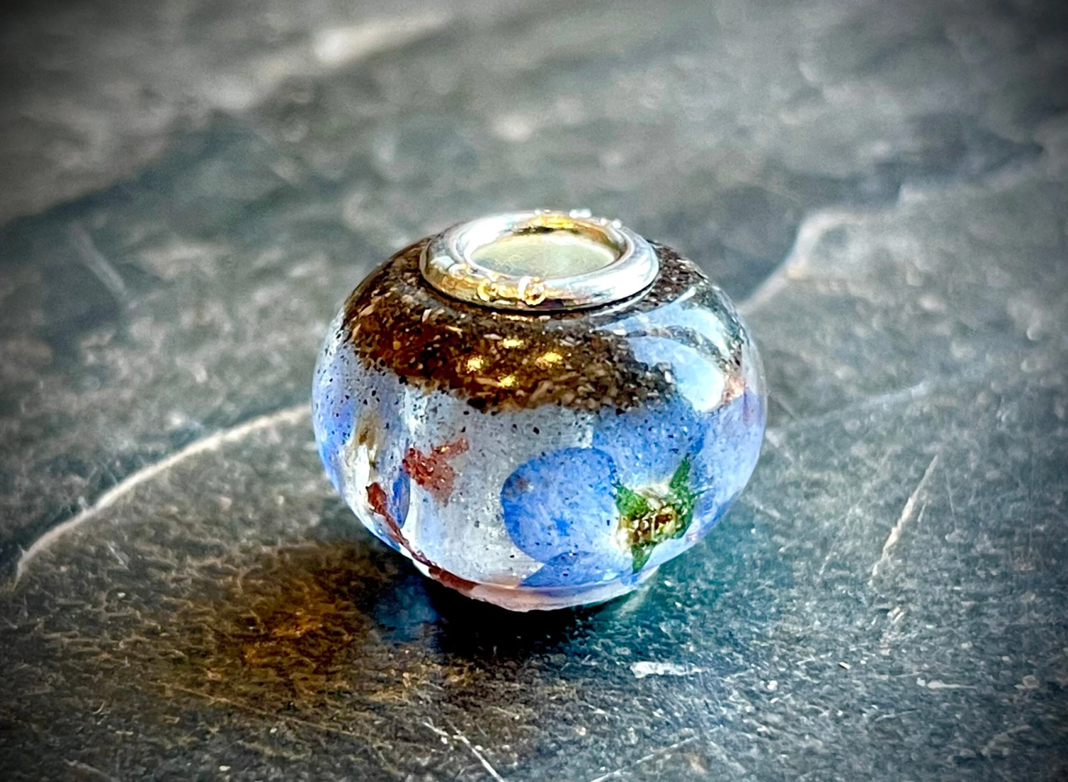 Horse/Pet Or Human Memorial Keepsake Ashes/ Cremation Bead. 925 Silver Plated/ Solid Silver/Rose Gold. For Charm Bracelet. Christmas Gift 4 Horse/Pet Or Human Memorial Keepsake Ashes/ Cremation Bead. 925 Silver Plated/ Solid Silver/Rose Gold. For Charm Bracelet. Christmas Gift - Image 2