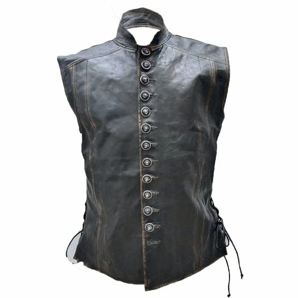 Medieval Mens Leather Vest Handmade | Renaissance Vintage Genuine Leather Vest | Medieval Vest Christmas Gift | Gifts For Him 3 Medieval Mens Leather Vest Handmade | Renaissance Vintage Genuine Leather Vest | Medieval Vest Christmas Gift | Gifts For Him