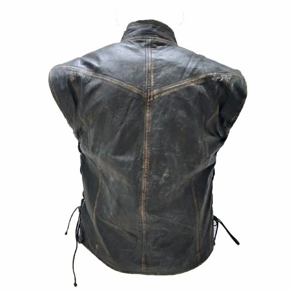 Medieval Mens Leather Vest Handmade | Renaissance Vintage Genuine Leather Vest | Medieval Vest Christmas Gift | Gifts For Him 4 Medieval Mens Leather Vest Handmade | Renaissance Vintage Genuine Leather Vest | Medieval Vest Christmas Gift | Gifts For Him - Image 2