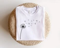 Dandelion Flower Shirt, Wild Flower Shirt, Mothers Day Shirt, Unique Mom Gift, Gift For Her, Christmas Gift For Mother, Mama Shirt, Fall Tee -Jewellery Soldes Boutique il fullxfull.5063077548 o70w