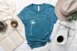 Dandelion Flower Shirt, Wild Flower Shirt, Mothers Day Shirt, Unique Mom Gift, Gift For Her, Christmas Gift For Mother, Mama Shirt, Fall Tee -Jewellery Soldes Boutique il fullxfull.5063077738 jwyx