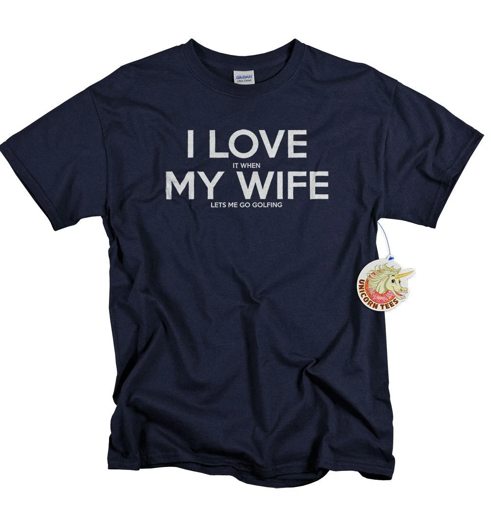 Christmas Gifts For Men - Golf Gifts - Shirt - Husband Gift - I Love It When My Wife Lets Me Go Golfing ® 3 Christmas Gifts For Men - Golf Gifts - Shirt - Husband Gift - I Love It When My Wife Lets Me Go Golfing ®