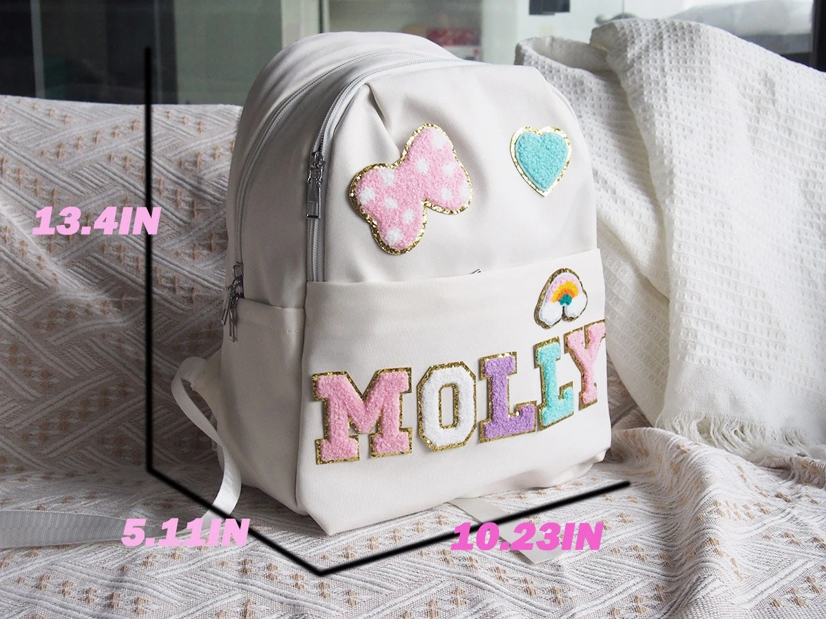 Personalized Backpack Back To School Cute Custom Small Backpack | Bookbags | Personalized School Bags| Toddler Christmas Gift For Kids 6 Personalized Backpack Back To School Cute Custom Small Backpack | Bookbags | Personalized School Bags| Toddler Christmas Gift For Kids - Image 4