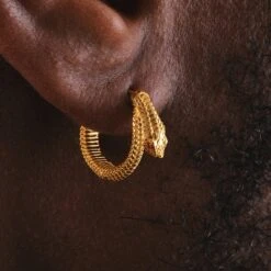 Hognose Snake Earrings In Gold Vermeil With Gemstone Eyes. Snake Earrings. Animal Lover Gift. Gift For Her. Gold Earrings. Christmas Gift 13 Hognose Snake Earrings In Gold Vermeil With Gemstone Eyes. Snake Earrings. Animal Lover Gift. Gift For Her. Gold Earrings. Christmas Gift -Jewellery Soldes Boutique il fullxfull.5110689396 83ku