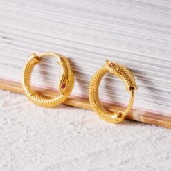 Hognose Snake Earrings In Gold Vermeil With Gemstone Eyes. Snake Earrings. Animal Lover Gift. Gift For Her. Gold Earrings. Christmas Gift 15 Hognose Snake Earrings In Gold Vermeil With Gemstone Eyes. Snake Earrings. Animal Lover Gift. Gift For Her. Gold Earrings. Christmas Gift -Jewellery Soldes Boutique il fullxfull.5110689682 bmhx