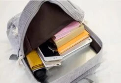 Personalized Name Embroidered Kids Corduroy Backpack, Monogrammed Bag, Custom Made Shoulder Bag, Christmas Gifts For Kids, Kids Birthday -Jewellery Soldes Boutique il fullxfull.5118160595 juuc