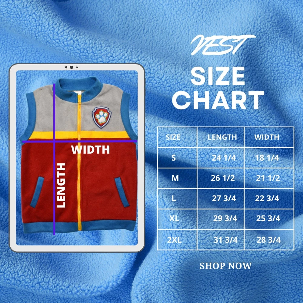Rubble Vest Patrol Costume , Rubble Kids Costume , Rubble Adults Costume , Christmas Patrol Costume , Patrol Birthday Gift , Ryder Vest Gift 5 Rubble Vest Patrol Costume , Rubble Kids Costume , Rubble Adults Costume , Christmas Patrol Costume , Patrol Birthday Gift , Ryder Vest Gift - Image 3