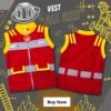 Marshall Vest Patrol Costume , Marshall Kids Adult Costume , Christmas Costume Pw Patrol , Birthday Pw Patrol Gift,Christmas Gift