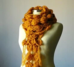Christmas Sale, Crochet Scarf, Mustard Soft Mohair Yarn, Handmade Women Accessories, Long Scarf, Christmas Gift, Birthday Sale -Jewellery Soldes Boutique il fullxfull.514513222 mosb