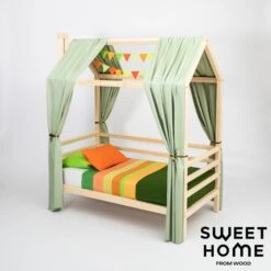 Montessori Bed Frame Toddler Room, Canopy House Bed For Girls Platform Bed For Toddler Bed Frame Double Bed Frame Christmas Gift For Boys -Jewellery Soldes Boutique il fullxfull.5147245540 fhtj