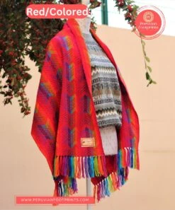 Christmas Gift - Alpaca Shawl Black Rainbow, Beautifully Peruvian Alpaca Scarf, Alpaca Scarf Wrap Shawl Winter, Scarf For Winter -Jewellery Soldes Boutique il fullxfull.5150583291 7igk