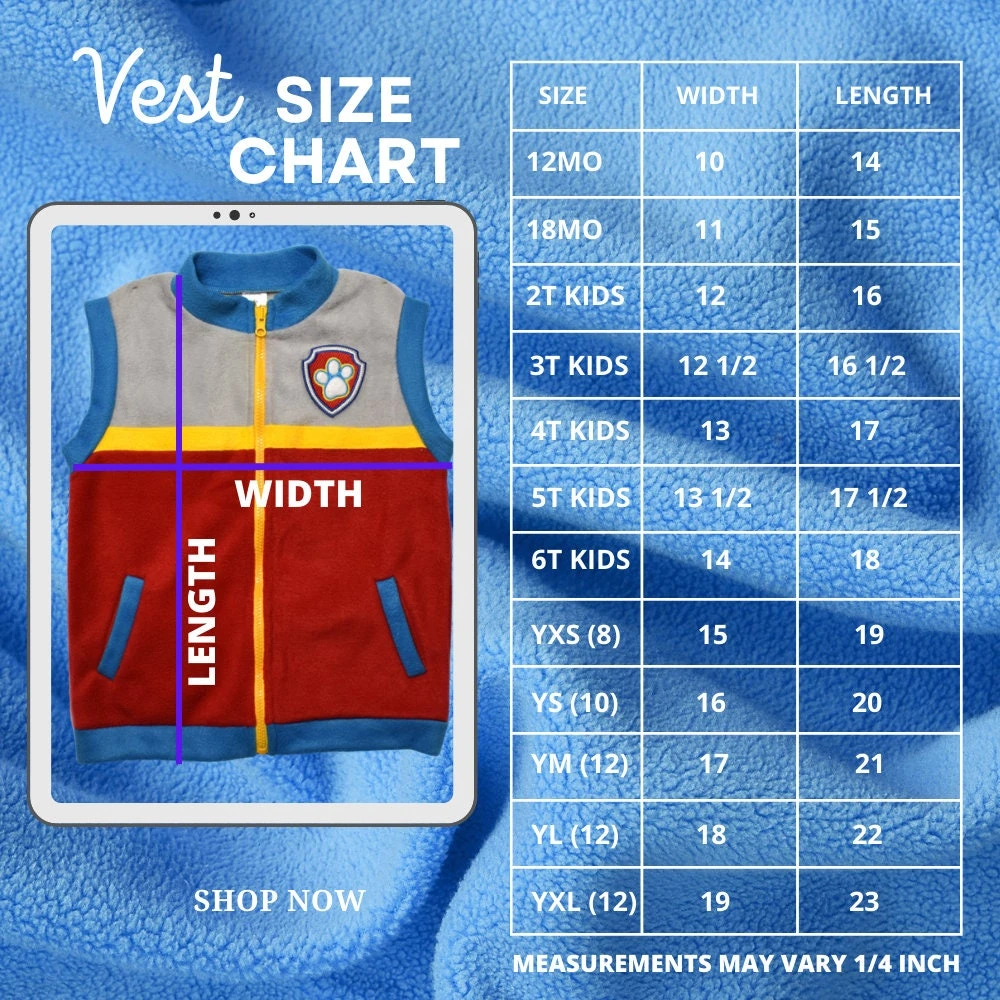 Skye Vest Patrol Costume, Skye Costume Vest Kids Adults, Christmas Costume Patrol , Patrol Birthday Gift ,Ryder Rocky Everest Vest Gift 4 Skye Vest Patrol Costume, Skye Costume Vest Kids Adults, Christmas Costume Patrol , Patrol Birthday Gift ,Ryder Rocky Everest Vest Gift - Image 2