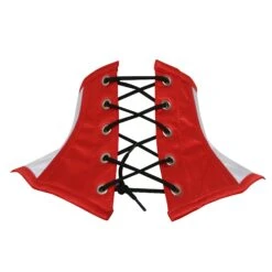 Red White Satin Christmas Neck Corset With Back Lace Up -Jewellery Soldes Boutique il fullxfull.5199910334 o4he