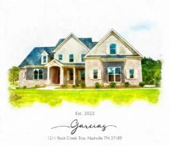 Personalized House Portrait From Photo. Custom Home Watercolor Painting. Realtor Closing, Moving Away, New Home, First House Christmas Gift. 15 Personalized House Portrait From Photo. Custom Home Watercolor Painting. Realtor Closing, Moving Away, New Home, First House Christmas Gift. -Jewellery Soldes Boutique il fullxfull.5200671554 3aol