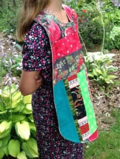 Christmas Fabric Reverses To Dot Pattern, Washer Dryer Safe, Reversible, 100% Quilting Cotton, Adjustable Velcro Closing -Jewellery Soldes Boutique il fullxfull.5210251053 o10f