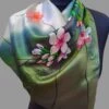 Silk Bandana Hand Painted Floral Square 100% Silk Scarf Women Handmade Personalized Unique Wedding Gift Birthday Christmas Gift For Her -Jewellery Soldes Boutique il fullxfull.5232137073 ayfv