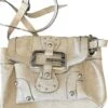 Guess Y2K / 2000s Vintage Shoulder Beige Off White Crossbody Patent Leather Bag, Gift For Her, Beautiful Y2K Handbag , Christmas Gift