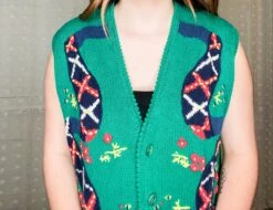 Vintage Knit Sweater Vest | Size Women's Large | Country Suburbans | Christmas Sweater Vest | Embroidered Vest -Jewellery Soldes Boutique il fullxfull.5246677395 mjrn