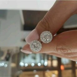 2Ct Classic Halo 14K Solid Gold Moissanite Earring Studs Certified Moissanite Earrings Brilliant Round Halo Christmas Gift Birthday Gift 15 2Ct Classic Halo 14K Solid Gold Moissanite Earring Studs Certified Moissanite Earrings Brilliant Round Halo Christmas Gift Birthday Gift -Jewellery Soldes Boutique il fullxfull.5258877160 a6yj