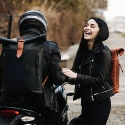 Back To School Backpack Leather Roll Top Backpack Women's Backpack Laptop Backpack Student Backpack Christmas Gift -Jewellery Soldes Boutique il fullxfull.5262481680 5jqf