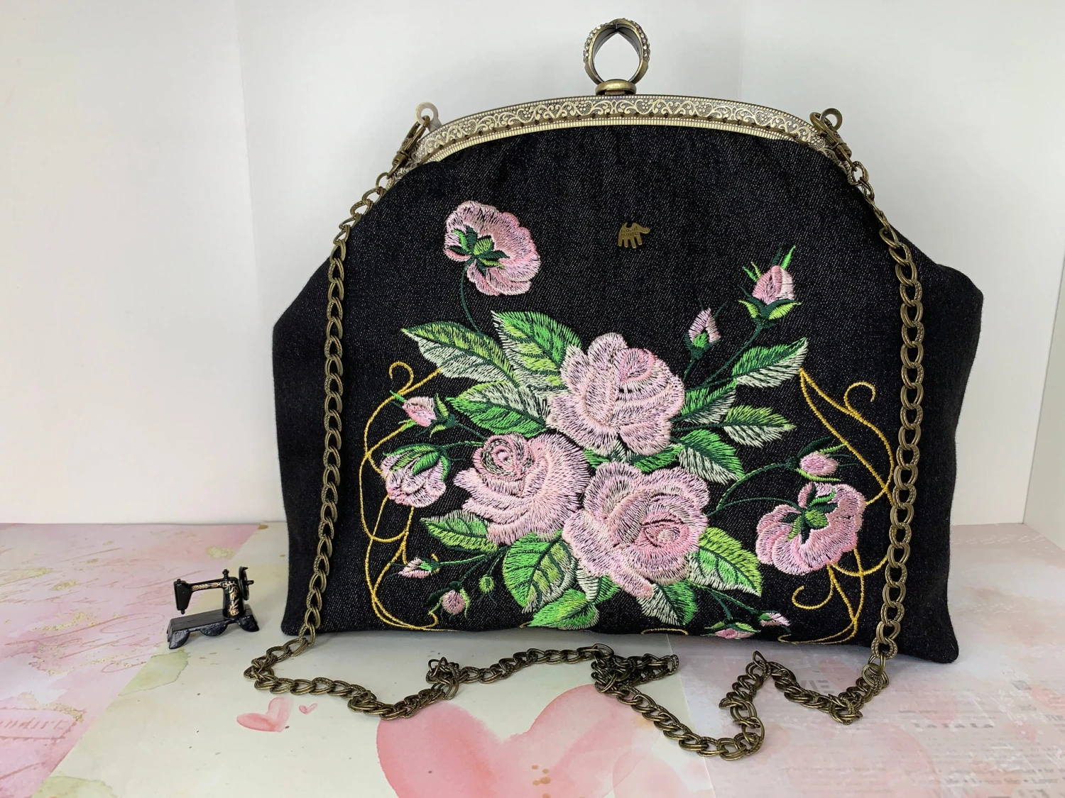 Shoulder Bag, Gift For Christmas, Machine Embroidery 4 Shoulder Bag, Gift For Christmas, Machine Embroidery - Image 2