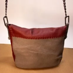 Slim Leather Bag | Crossbody Shoulder Bag For Women | Gray-Red Colored | Leather Bag Women Fashion | Christmas Gift Bags For Women | -Jewellery Soldes Boutique il fullxfull.5290142905 g49y