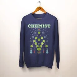 Funny Christmas Sweaters. Chemist Tree Sweater. Ugly Sweater. Christmas Sweatshirt. Chemist Sweatshirt. Chemistry Gift. Chemistry Geekery