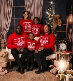 Ugly Christmas Sweaters. Matching Christmas Sweatshirts. Custom Family Christmas Shirts. Tacky Outfits. Bodysuit. Toddler Youth Kids Adult. -Jewellery Soldes Boutique il fullxfull.5357864115 8xyp