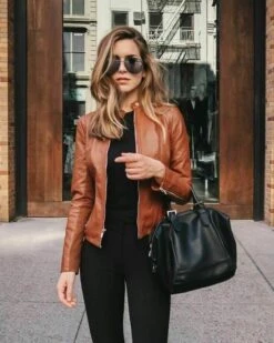 Ladies Leather Jacket , Leather Jacket Ladies, Genuine Leather , Bomber Jacket, Gifts For Her , Halloween Gifts, Christmas Gifts , Halloween