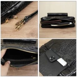 Black Leather Mens Crossbody Shoulder Bag, Vertical Satchel Bag Casual, Small Messenger Bag Christmas Gift For Men 20 Black Leather Mens Crossbody Shoulder Bag, Vertical Satchel Bag Casual, Small Messenger Bag Christmas Gift For Men -Jewellery Soldes Boutique il fullxfull.5380238059 rvlc