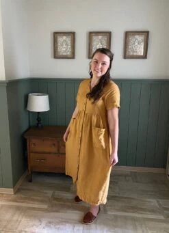 Linen Dress With Snaps, Sustainable Women's Clothing, Mama Dress, MODESTO, Christmas Gift For Her 14 Linen Dress With Snaps, Sustainable Women's Clothing, Mama Dress, MODESTO, Christmas Gift For Her -Jewellery Soldes Boutique il fullxfull.5381518624 supu