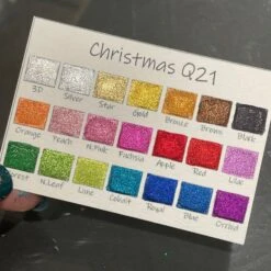 Christmas Quarter Pan Set Handmade Chrome Glittery Watercolor Paint -Jewellery Soldes Boutique il fullxfull.5384728792 h46s