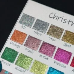 Christmas Quarter Pan Set Handmade Chrome Glittery Watercolor Paint -Jewellery Soldes Boutique il fullxfull.5384729038 4b15