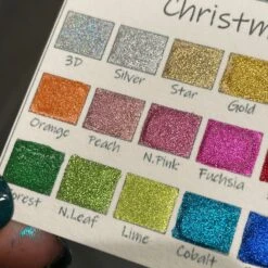 Christmas Quarter Pan Set Handmade Chrome Glittery Watercolor Paint -Jewellery Soldes Boutique il fullxfull.5384729178 mzac